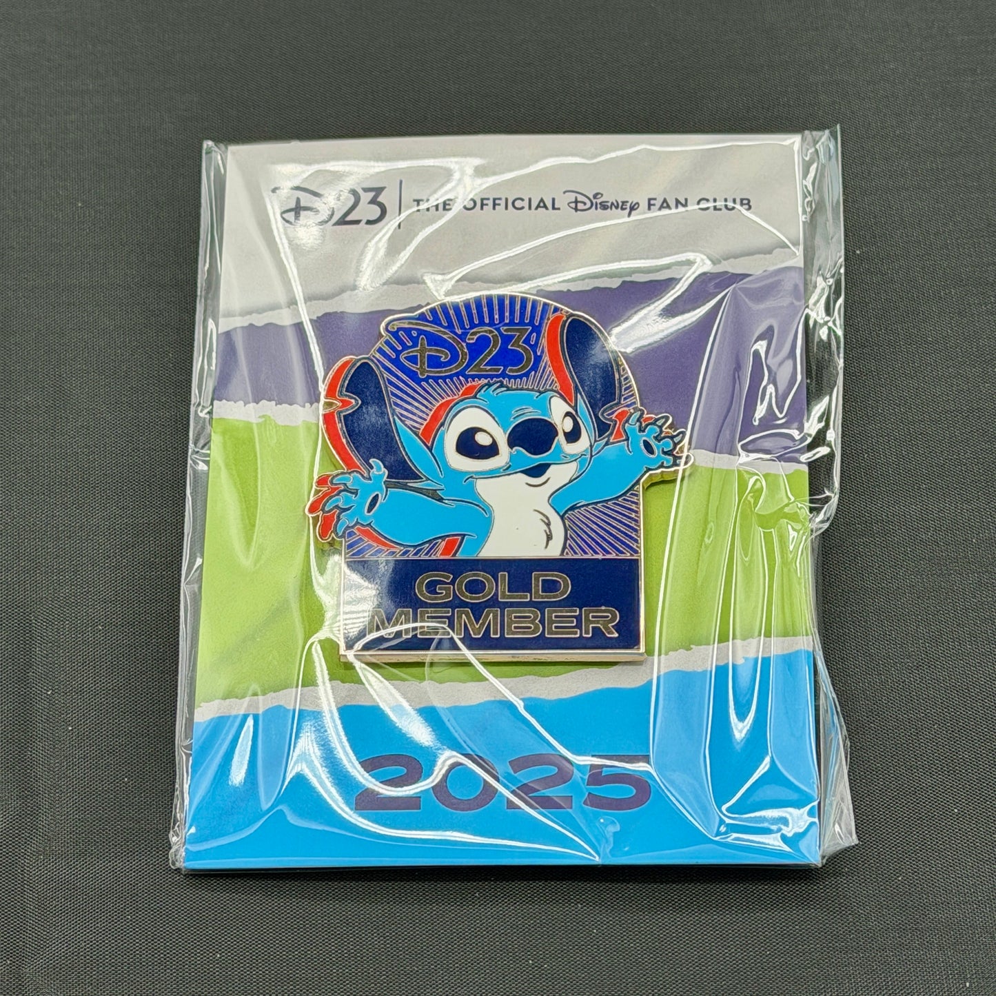 D23 Gold Member 2025 Gift - Stitch Pin - Disney Fan Club Exclusive Pin