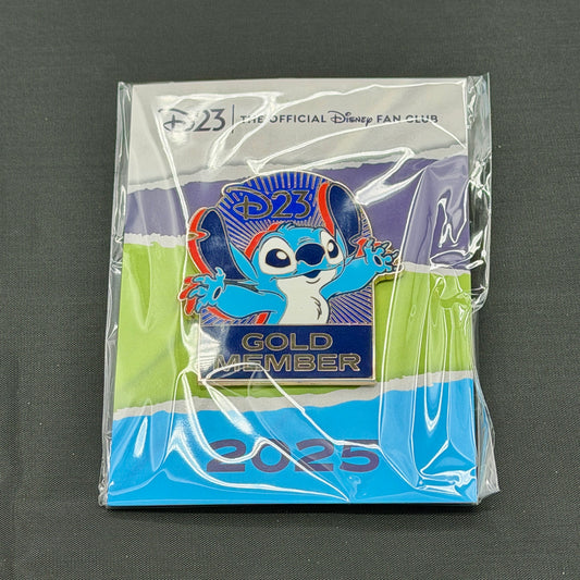 D23 Gold Member 2025 Gift - Stitch Pin - Disney Fan Club Exclusive Pin