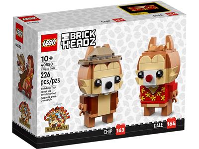Retired-40550 LEGO BrickHeadz Disney Chip & Dale