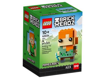 Retired-40624 LEGO BrickHeadz Minecraft Alex
