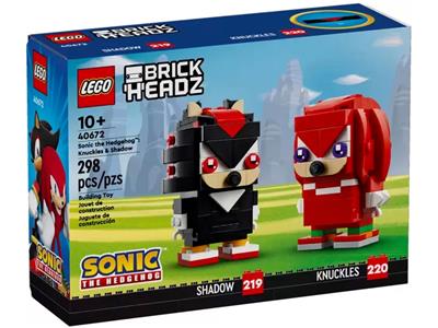 RETIRED-40672 LEGO BrickHeadz Sonic the Hedgehog Knuckles & Shadow