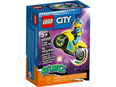 RETIRED-60358 LEGO City Stuntz Cyber Stunt Bike