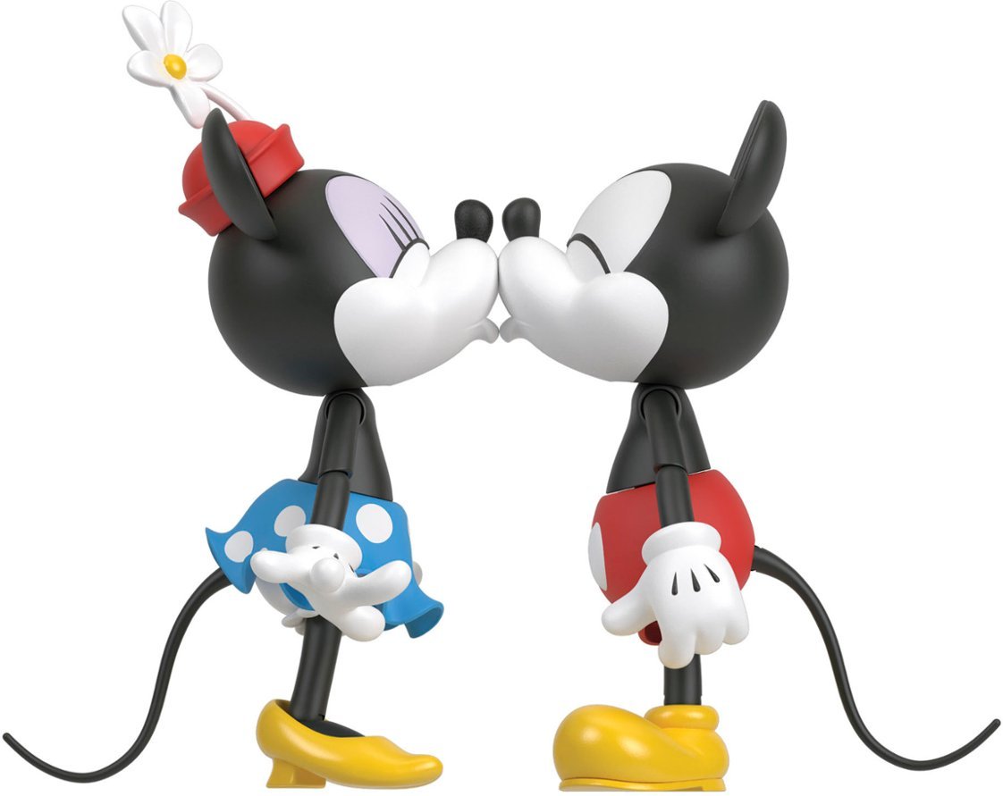 Disney - D100 Celebration Pack Collectible Action Figures - Minnie Mouse & Mickey Mouse