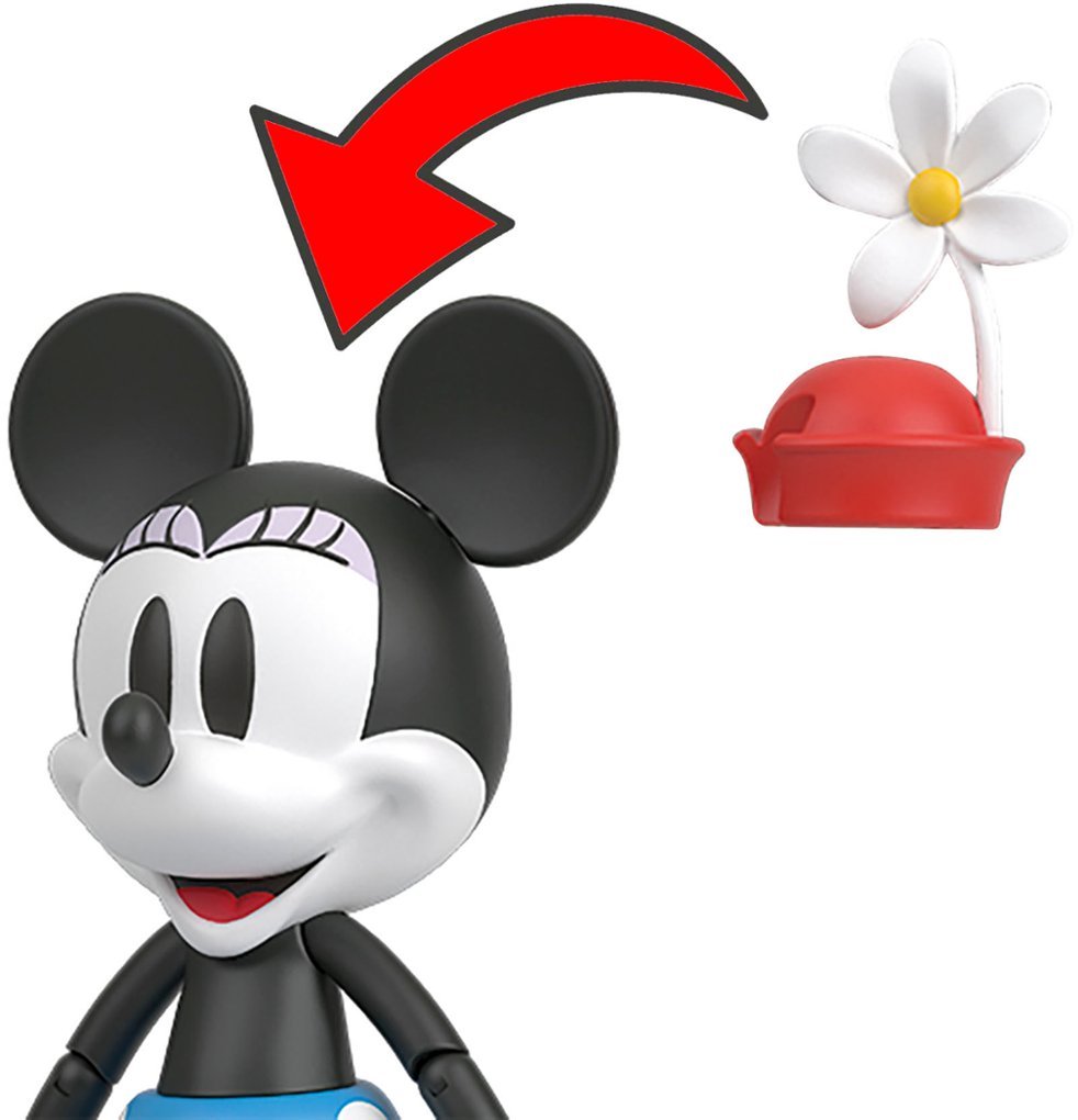 Disney - D100 Celebration Pack Collectible Action Figures - Minnie Mouse & Mickey Mouse