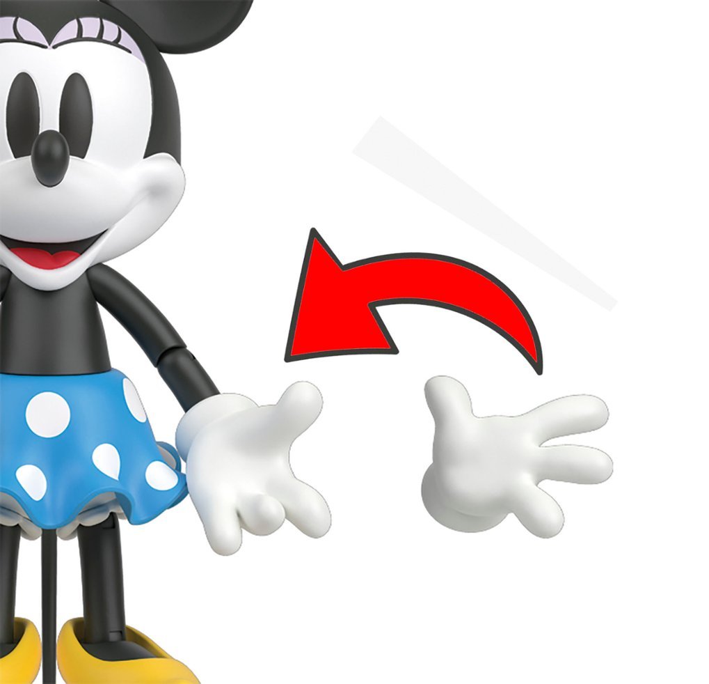 Disney - D100 Celebration Pack Collectible Action Figures - Minnie Mouse & Mickey Mouse