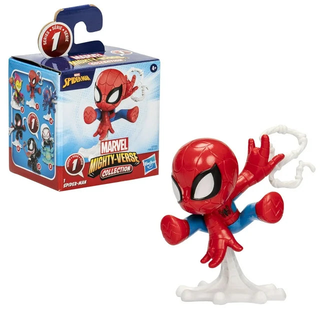 Hasbro Marvel Spider-Man Mighty-Verse Collection Series 1, Spider-Man Action Figure for Kids 4+