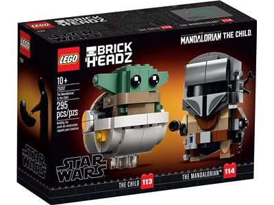 Retired-75317 LEGO BrickHeadz Star Wars The Mandalorian & The Child