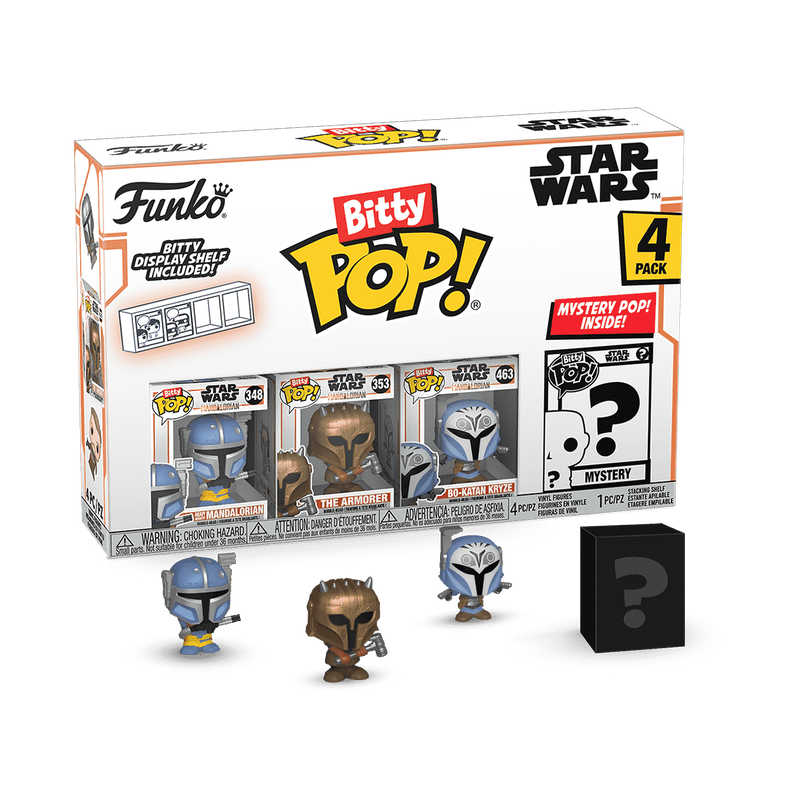 BITTY POP! STAR WARS THE MANDALORIAN 4-PACK SERIES 1