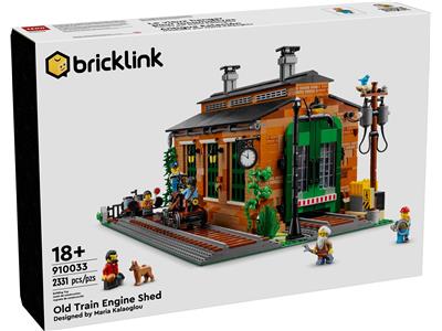 910033 LEGO Old Train Engine Shed