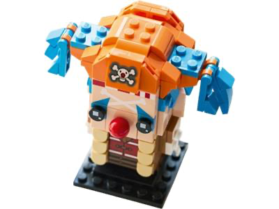 Retired LEGO 40800 BrickHeadz One Piece Buggy the Clown Figure