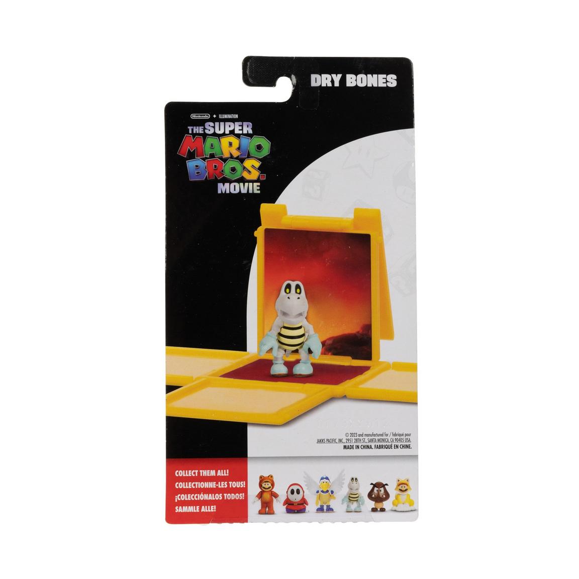 The Super Mario Bros. Movie Dry Bones Mini Figure