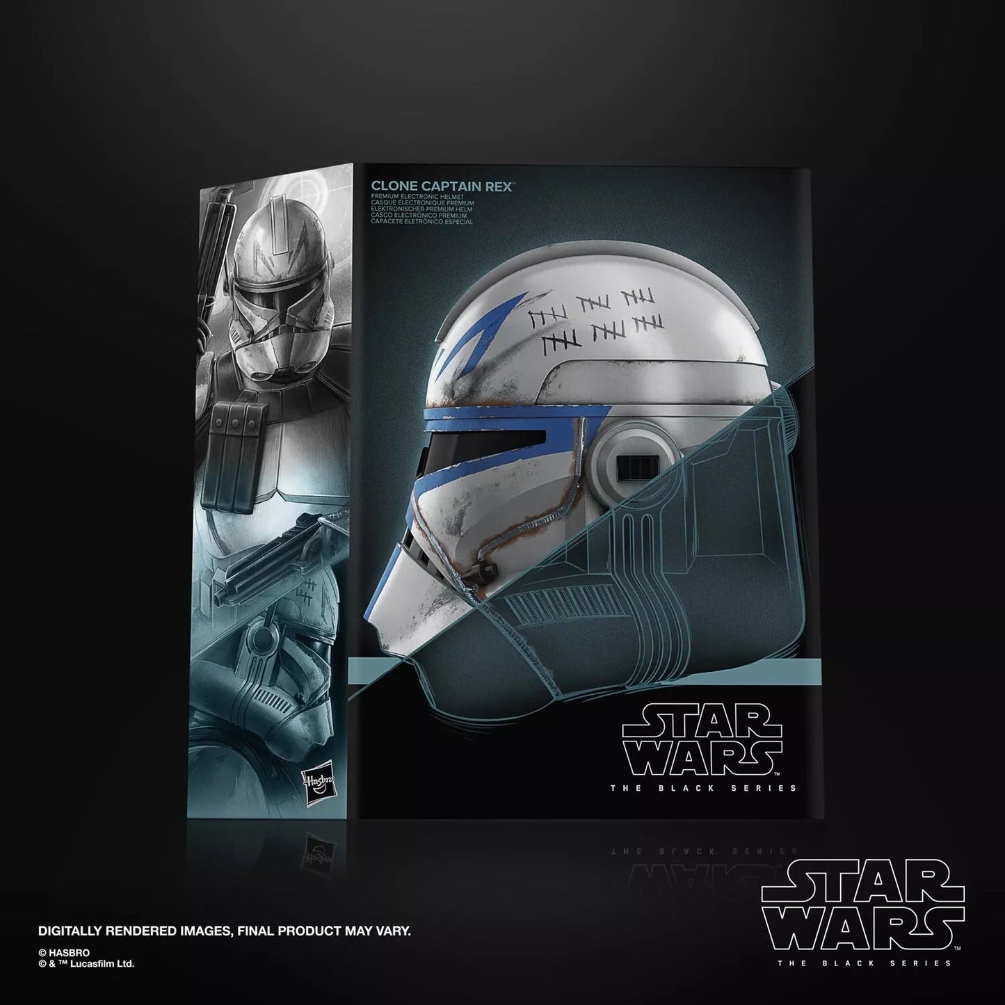 Disney Parks Star Wars Black Series CAPTAIN REX PHASE 2 ELECTRONIC HELMET NEW