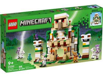 RETIRED-21250 LEGO Minecraft The Iron Golem Fortress/Brickheadz Bundle