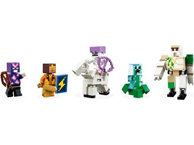 RETIRED-21250 LEGO Minecraft The Iron Golem Fortress/Brickheadz Bundle