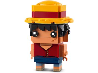 Retired LEGO 40799 BrickHeadz One Piece Monkey D. Luffy Figure