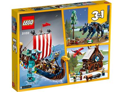 31132 LEGO Creator 3 in 1 Viking Ship and the Midgard Serpent