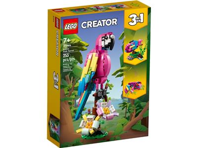RETIRED-31144 LEGO Creator 3 in 1 Exotic Pink Parrot