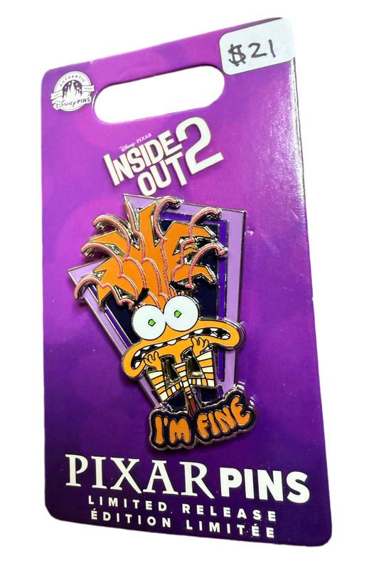 Anxiety Limited Release Pin, Inside Out 2 - Spf 1