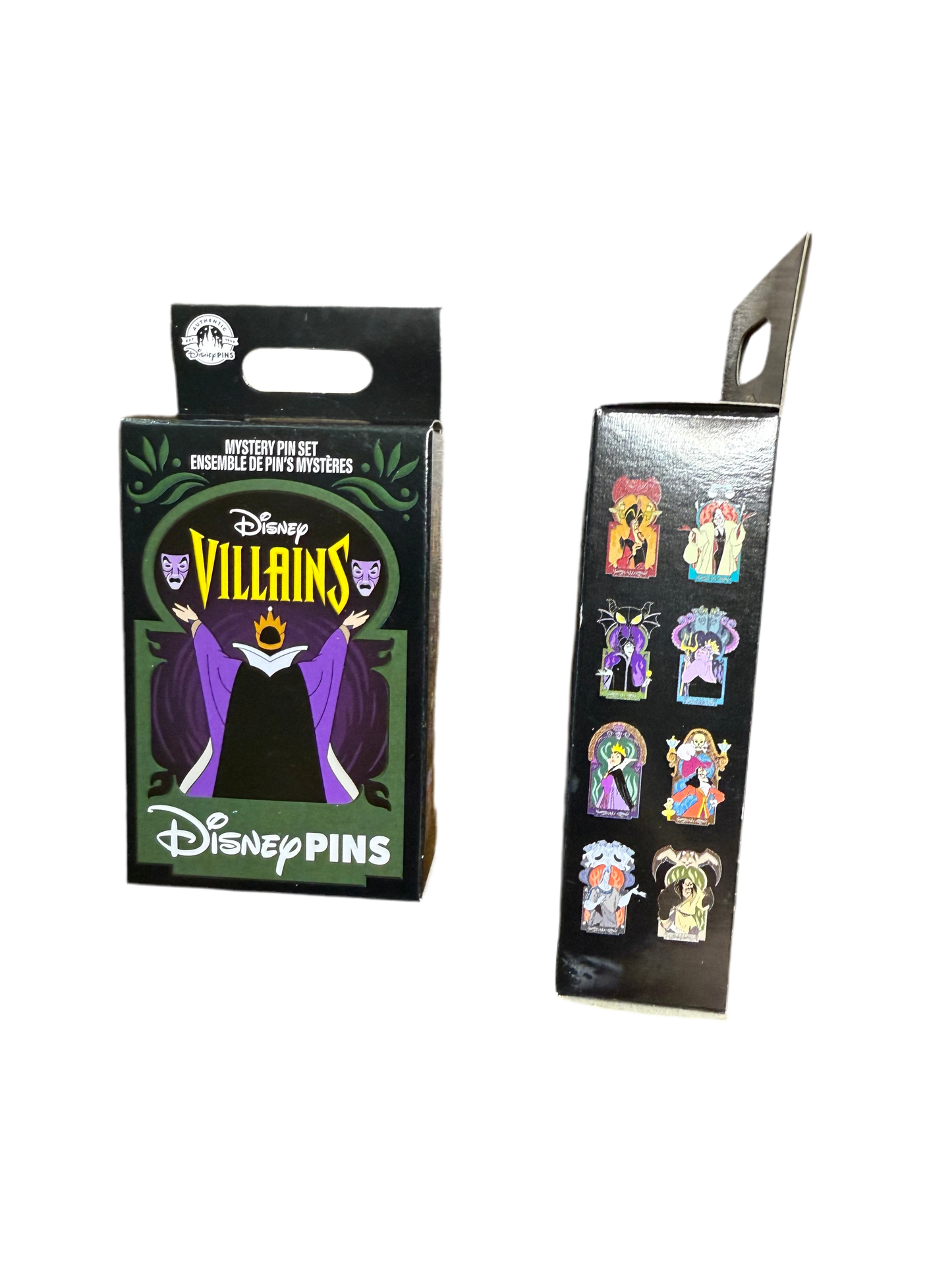 Disney Villains Mystery Pin Set