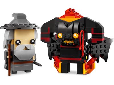 RETIRED-40631 LEGO BrickHeadz The Lord of the Rings Gandalf the Grey and Balrog