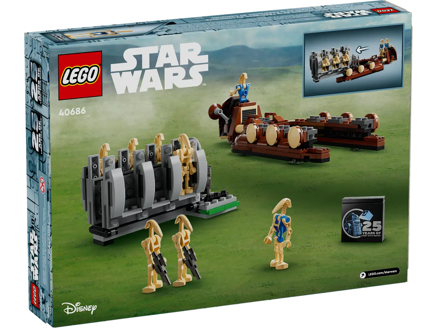 RETIRED-40686 LEGO Star Wars Trade Federation Troop Carrier Bundle