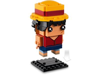 Retired LEGO 40799 BrickHeadz One Piece Monkey D. Luffy Figure