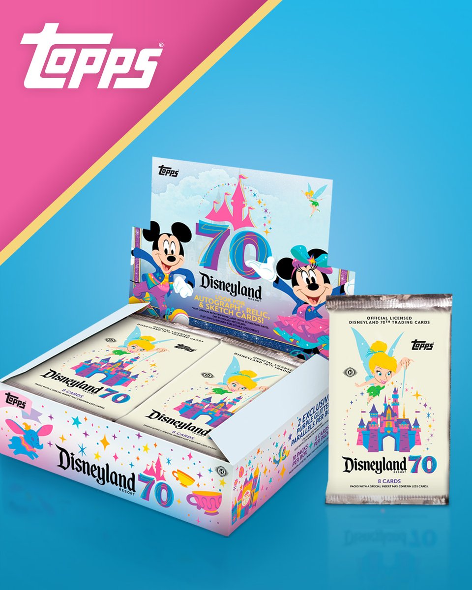 Disneyland 70th Anniversary Trading Cards by Topps - Single Packs