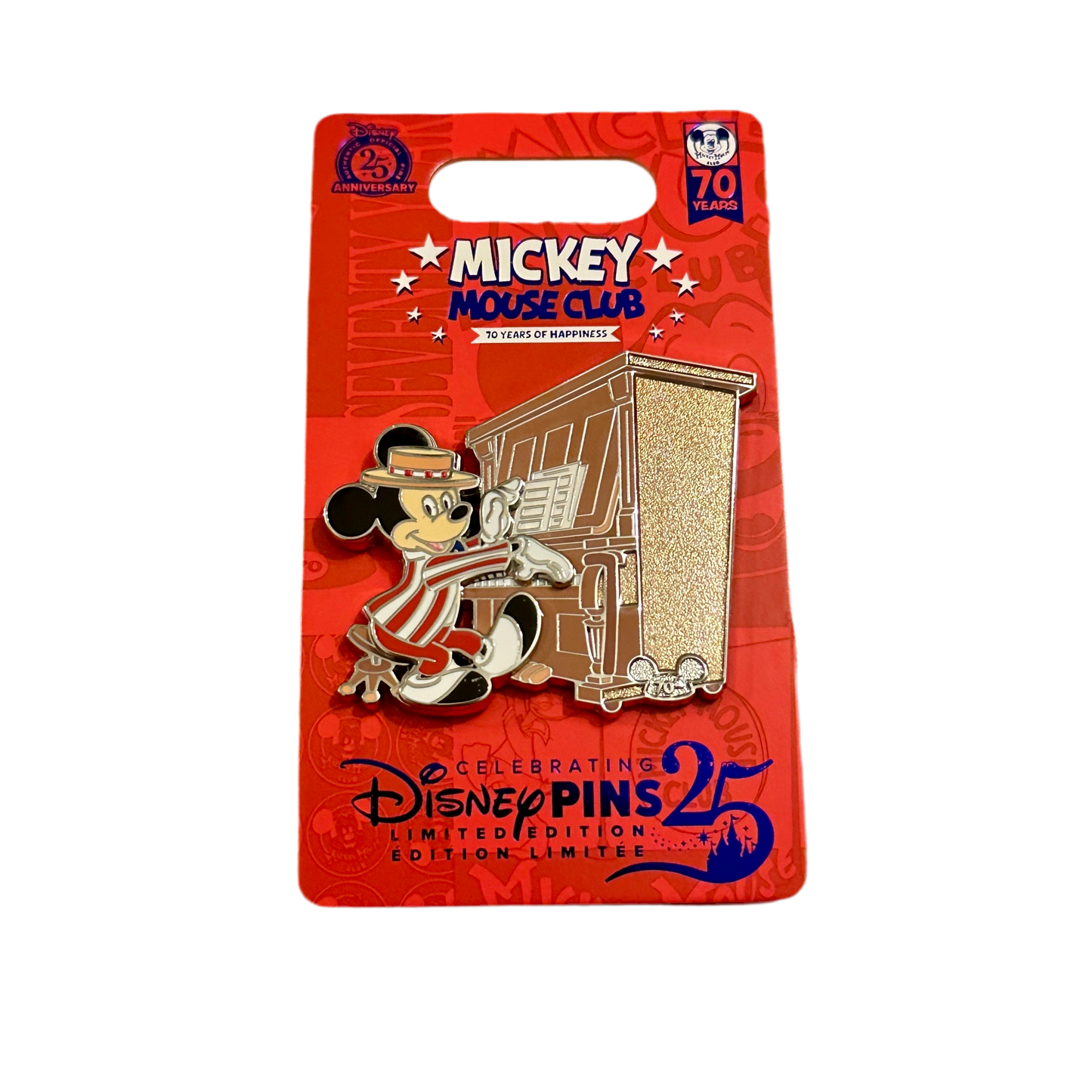 Mickey Mouse Club 70th Anniversary Pin