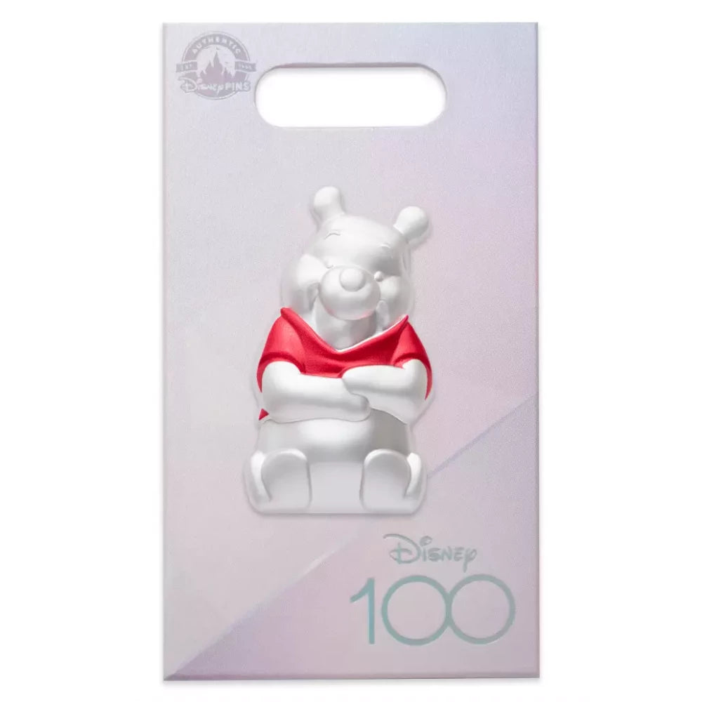 Winnie the Pooh - Disney 100 Platinum Characters Pin