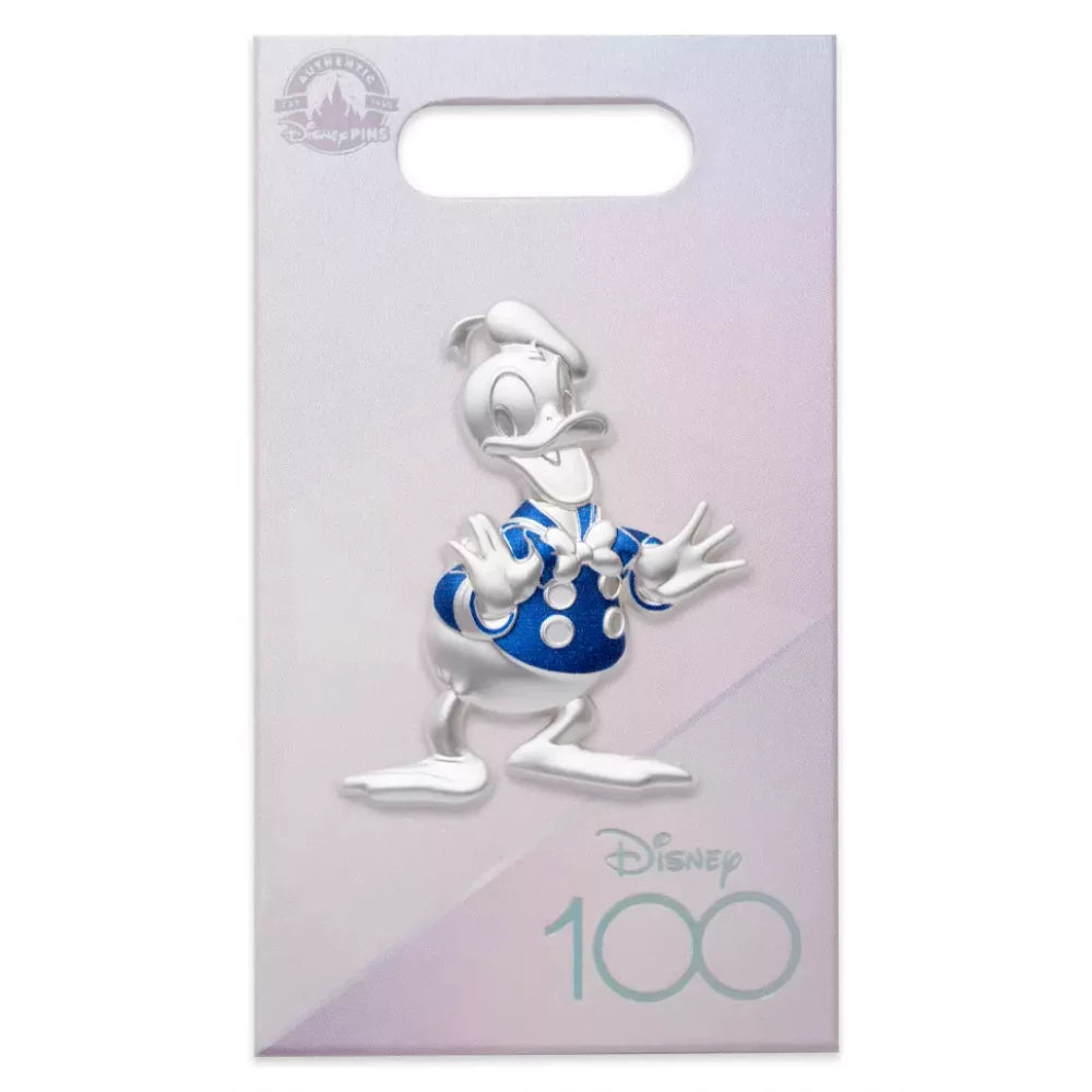 Donald - Disney 100 Platinum Characters Pin
