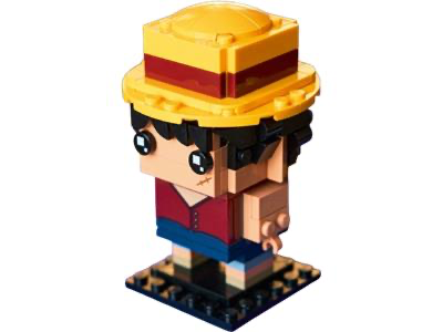 Retired LEGO 40799 BrickHeadz One Piece Monkey D. Luffy Figure