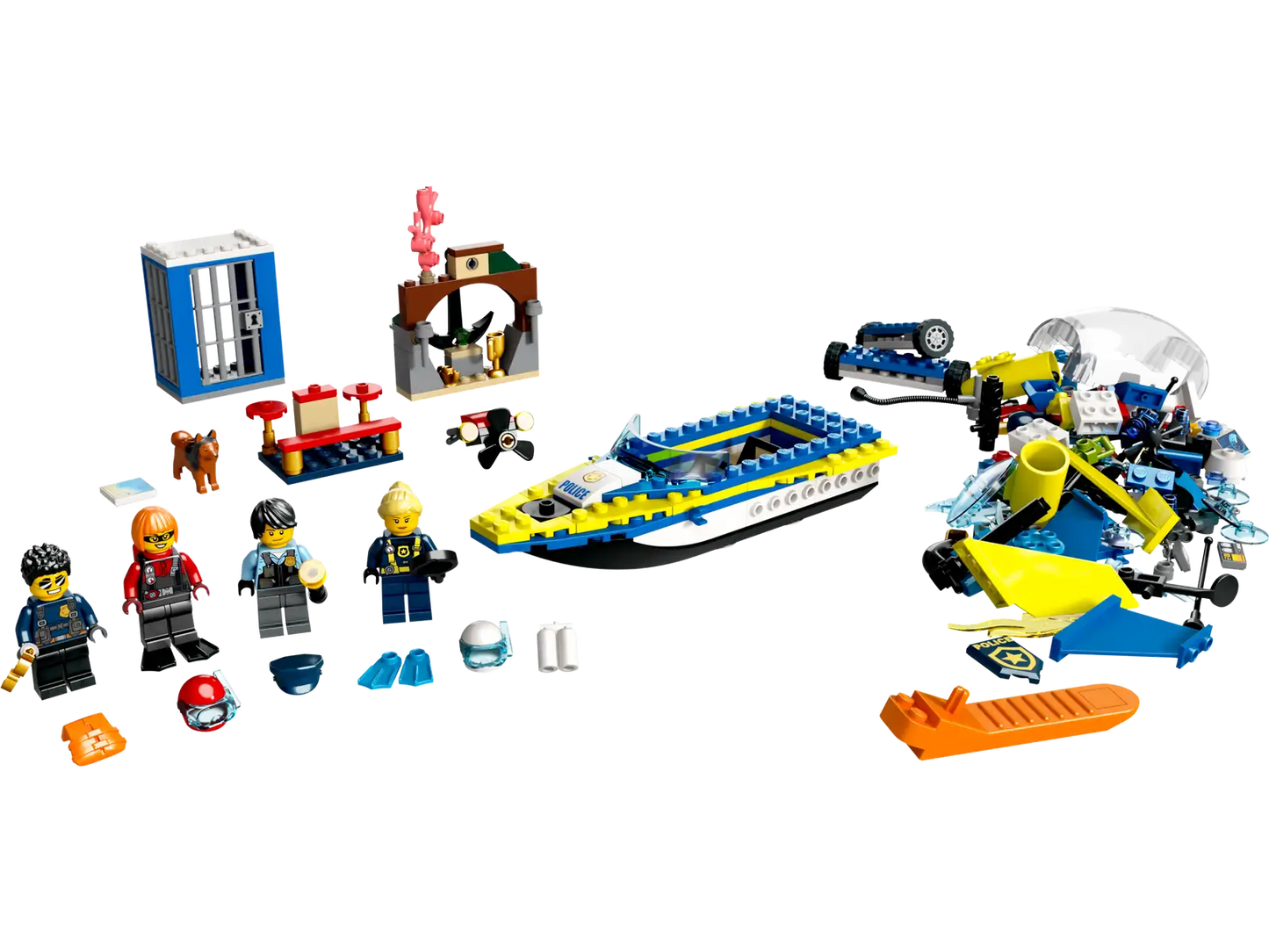 Retired LEGO CITY 60355 Water Police Detective Missions