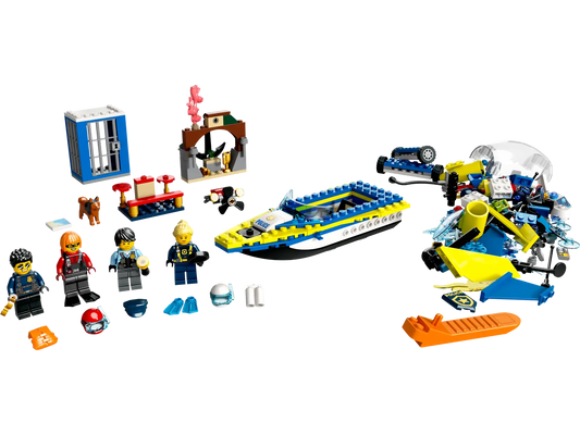Retired LEGO CITY 60355 Water Police Detective Missions