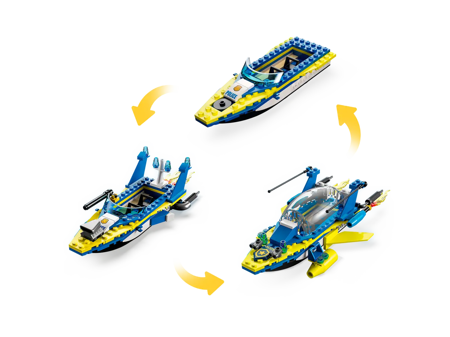 Retired LEGO CITY 60355 Water Police Detective Missions