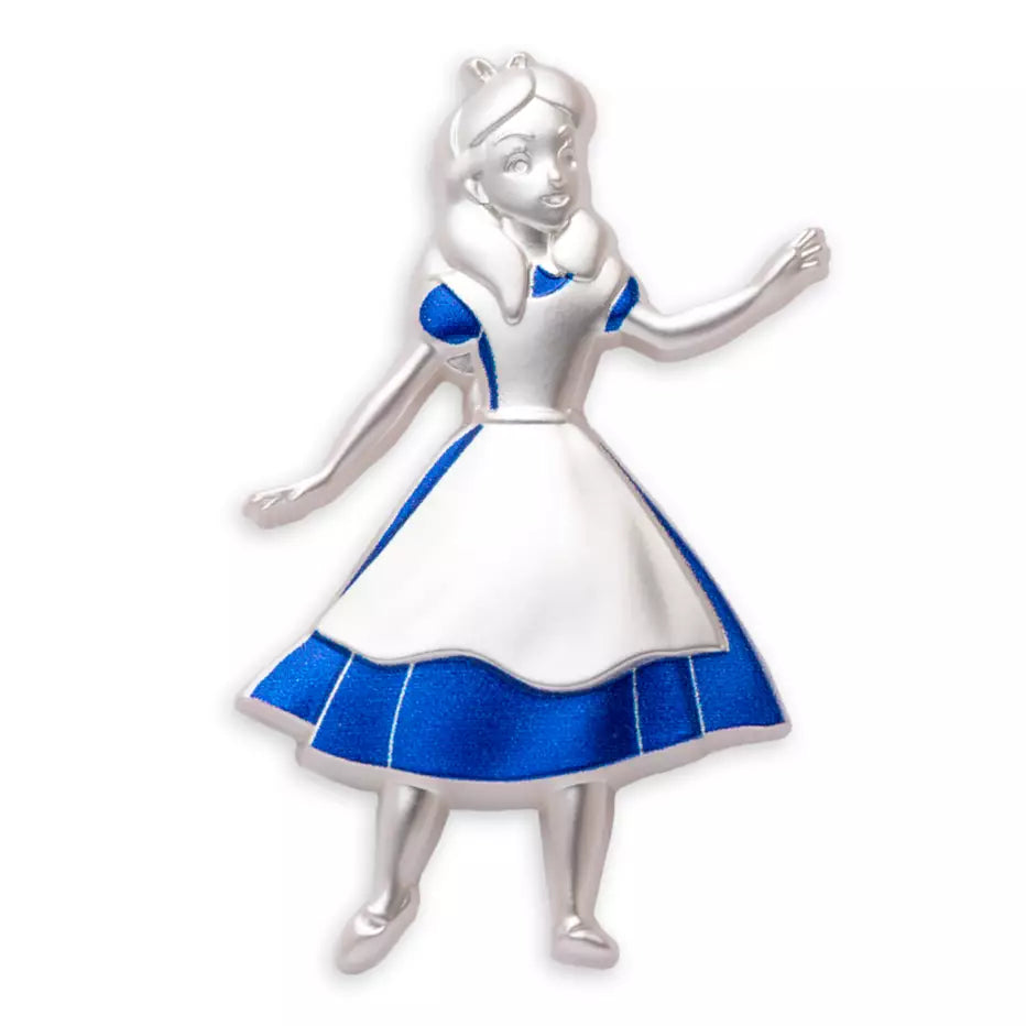 Alice - Disney 100 Platinum Characters Pin