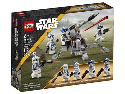 75345 LEGO Star Wars The Clone Wars 501st Clone Troopers Battle Pack