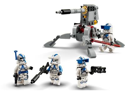 75345 LEGO Star Wars The Clone Wars 501st Clone Troopers Battle Pack