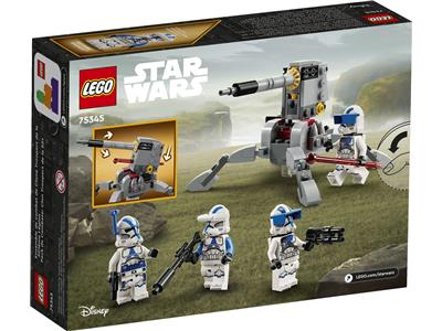 75345 LEGO Star Wars The Clone Wars 501st Clone Troopers Battle Pack