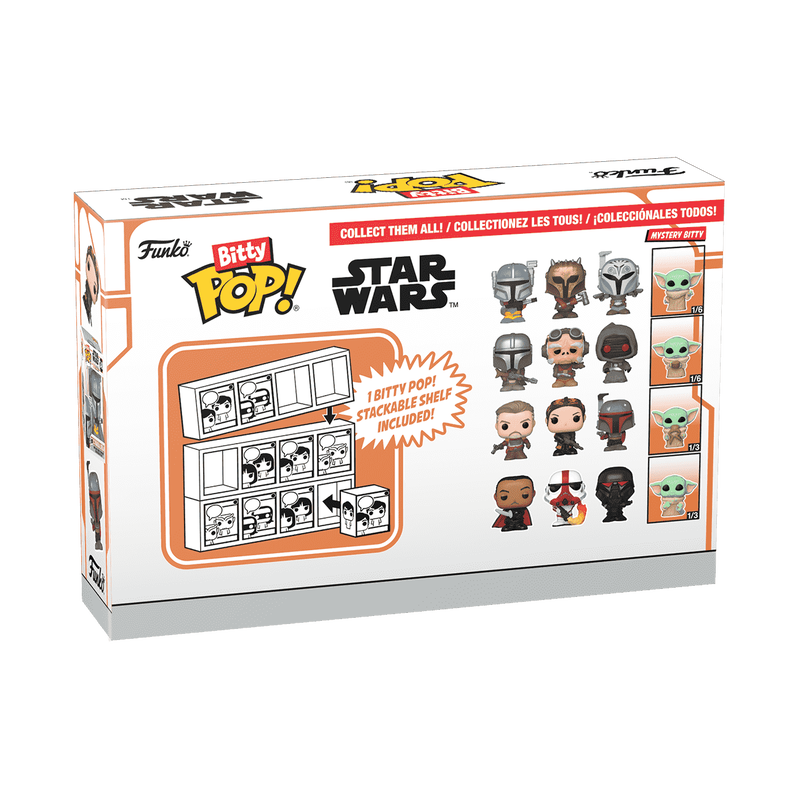BITTY POP! STAR WARS THE MANDALORIAN 4-PACK SERIES 1