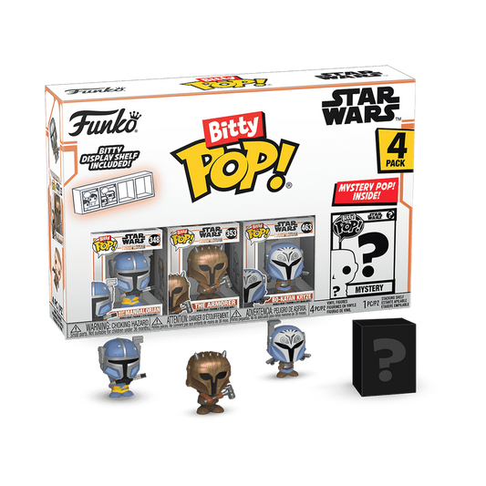 BITTY POP! STAR WARS THE MANDALORIAN 4-PACK SERIES 1