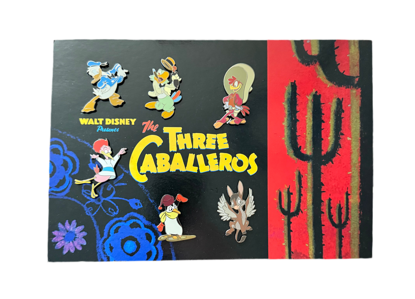 Limited Edition 1500 Three Caballeros 60th Anniversary 6-Pin Set