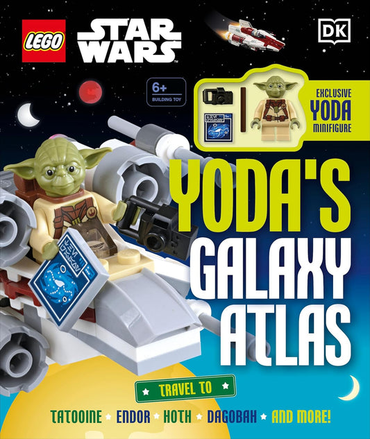 LEGO Star Wars Yoda's Galaxy Atlas: With Exclusive Yoda LEGO Minifigure - Hardcover