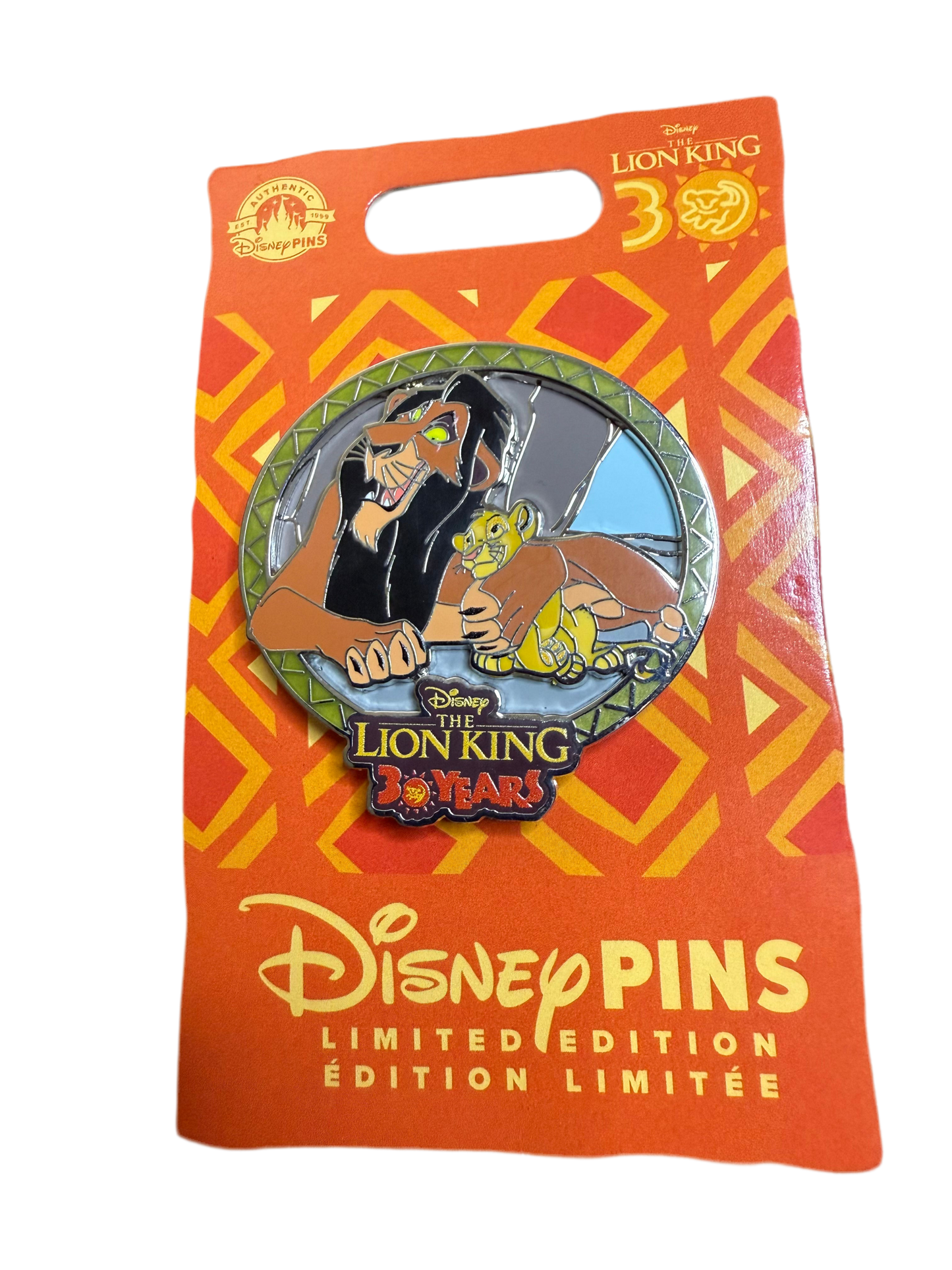 Limited Edition 4000 Scar and Young Simba - 30th Anniversary - Lion King