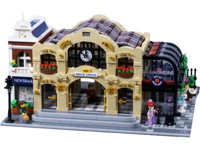 910034 LEGO Brick Cross Train Station