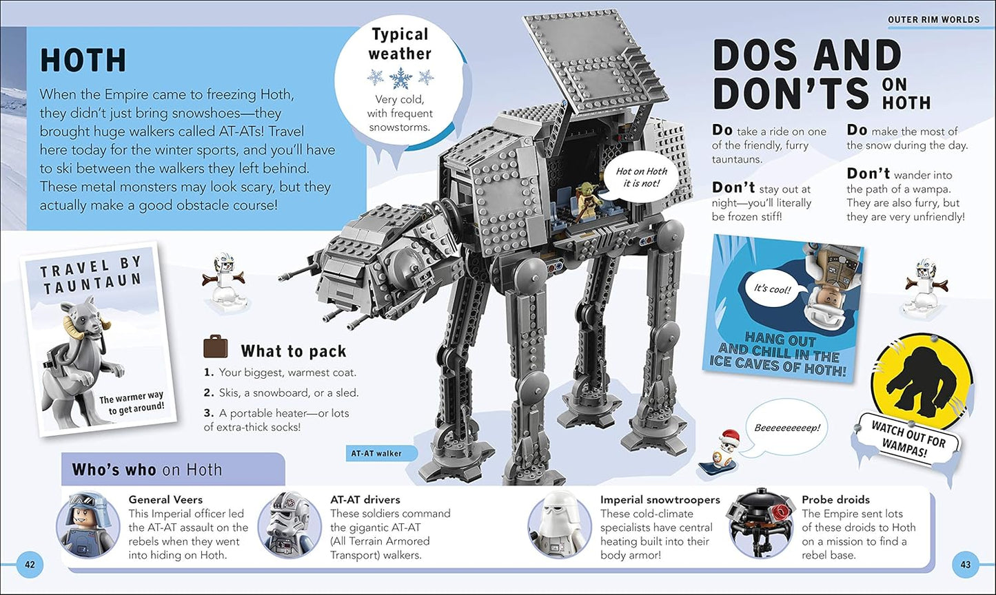 LEGO Star Wars Yoda's Galaxy Atlas: With Exclusive Yoda LEGO Minifigure - Hardcover