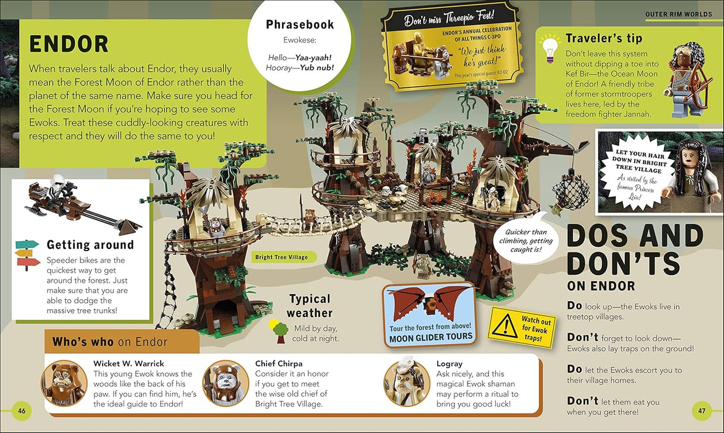 LEGO Star Wars Yoda's Galaxy Atlas: With Exclusive Yoda LEGO Minifigure - Hardcover