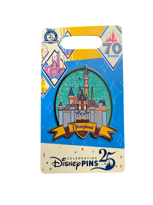 DLR - Disneyland 70th Celebration - Sleeping Beauty Castle Pin - Open Edition