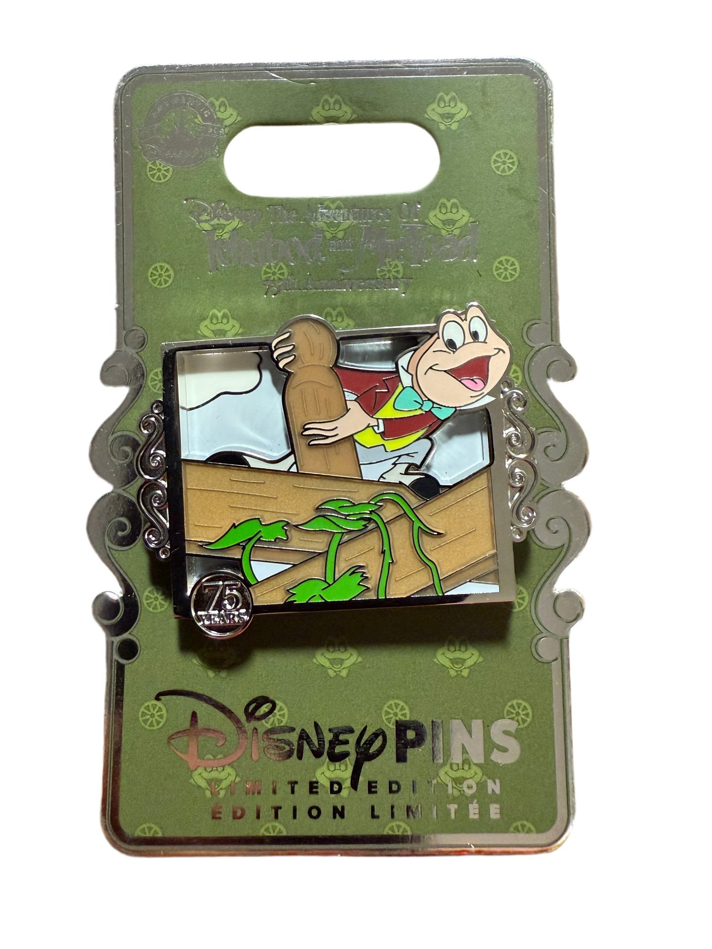 Limited Edition 2000 75th - Mr. Toad on Fence
The Adventures of Ichabod and Mr. Toad Anniversaries
