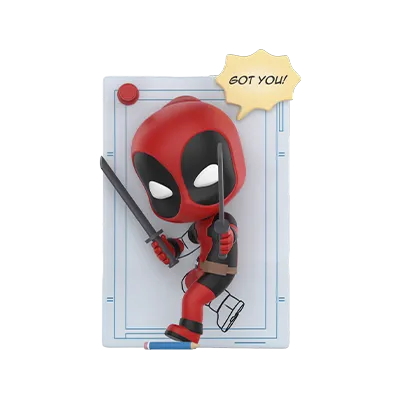 Pop Mart Marvel Deadpool Series Figures Blind Mystery Box