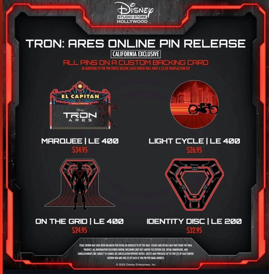 DSSH Limited Edition 400 Tron Ares Pin Release